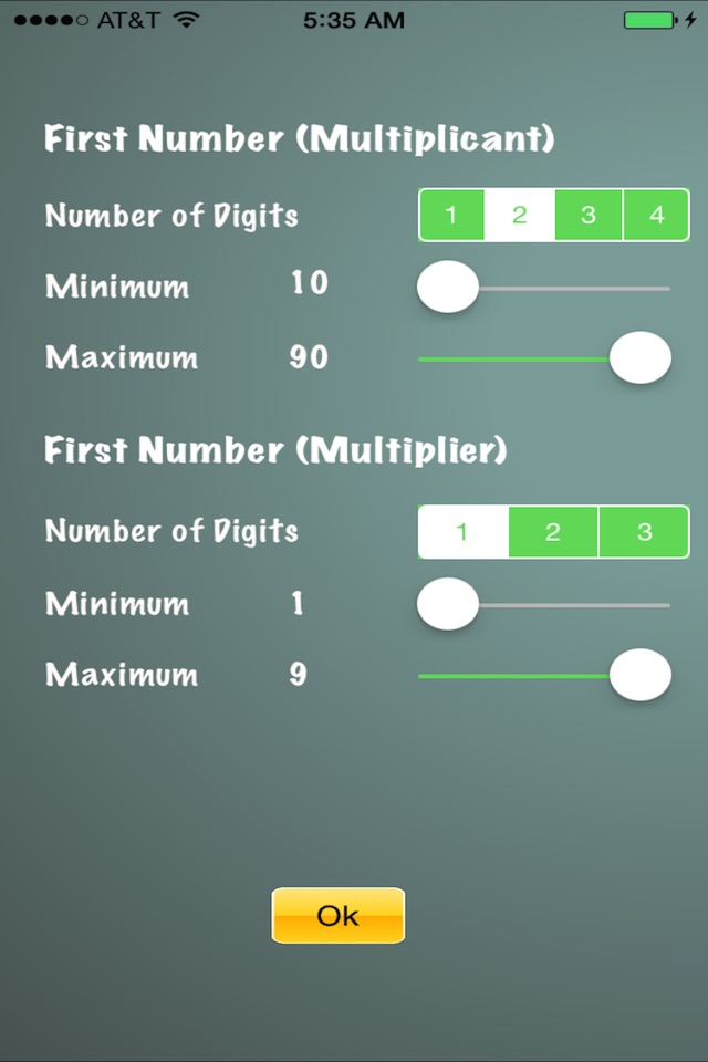 Drill Long Multiplication screenshot 2