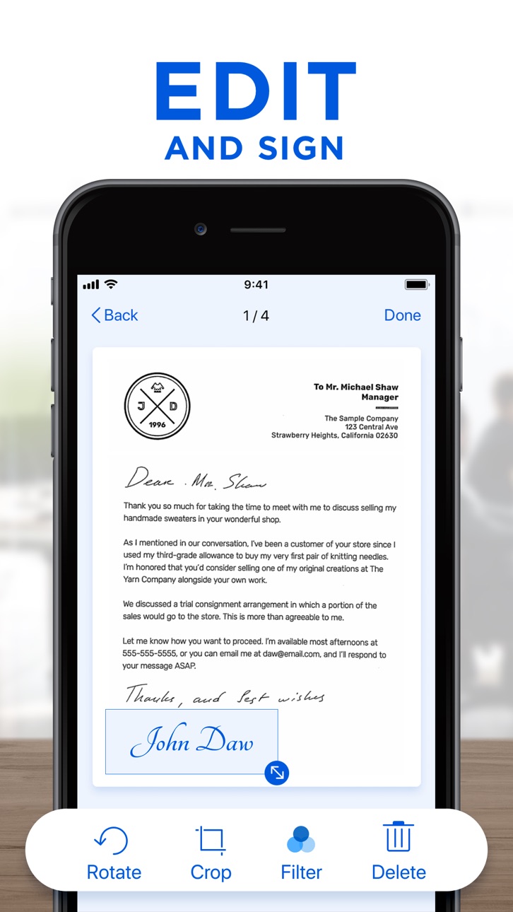 iPhone screenshot