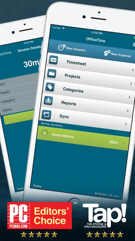 OfficeTime Time Keeper Pro screenshot 1 of 5