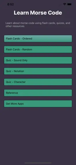 Game screenshot Morse Code Flashcards+Quizzes mod apk