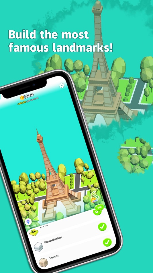 #2. Idle Landmarks (iOS) Podle: Zplay (Beijing) Info. Tech. Co.,Ltd.
