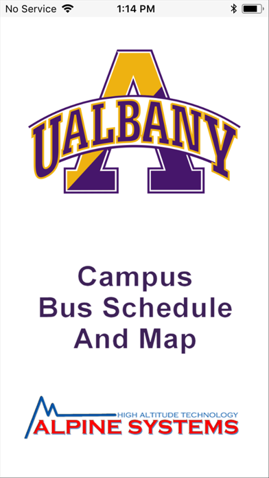 UAlbany Bus Schedules and Map iPhone screenshot 1 - Travel app