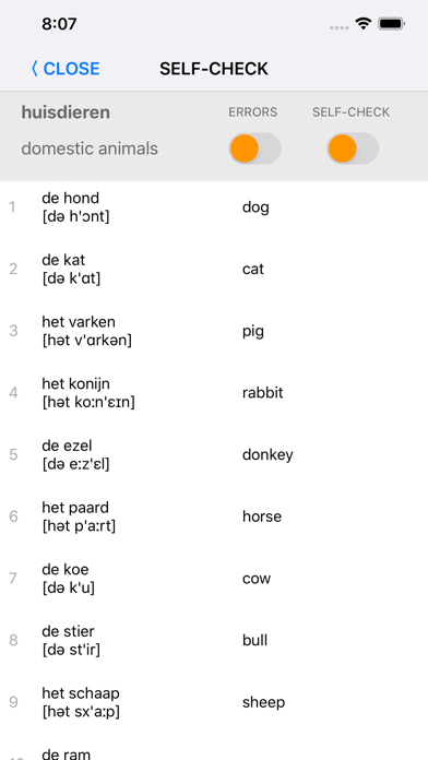 Learn Dutch words with ST Screenshot