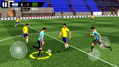 Champions League Football Game Screenshot