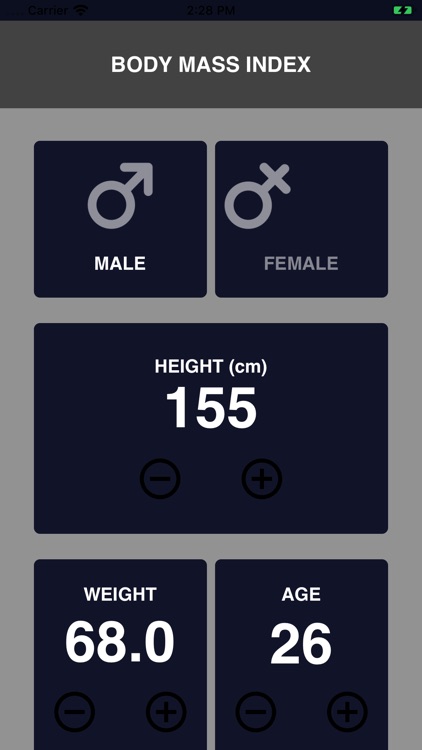 BODY MASS INDEX app screenshot-4