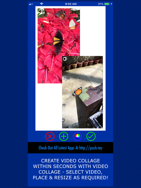 Video Collage iPad screenshot