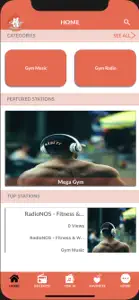 Gym Radio - Workout Music screenshot #1 for iPhone