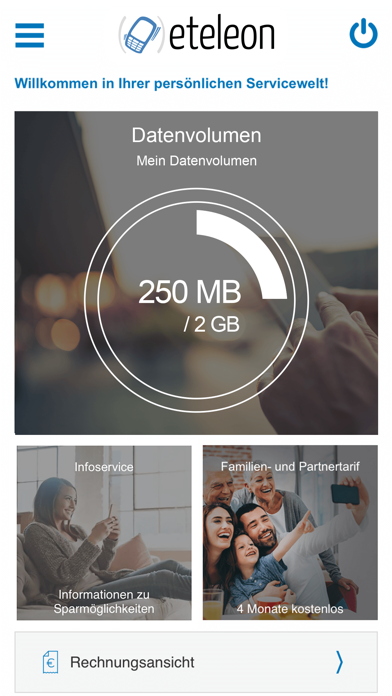 Screenshot #1 pour eteleon Servicewelt