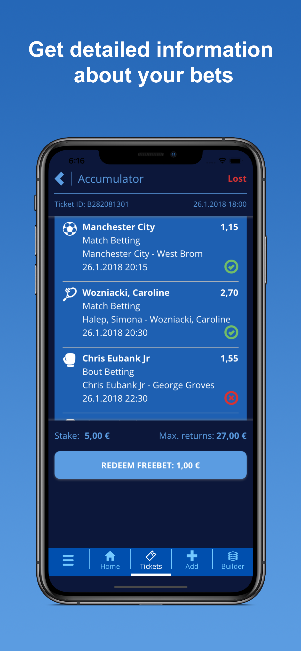 Magic Betting Bet Tracker
