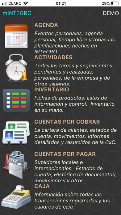 mINTEGRO screenshot