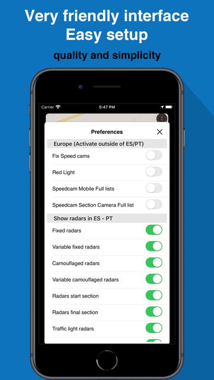 Radars Europe : ES,PT,FR,IT,DE screenshot-4