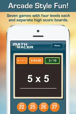 Game screenshot Math Racer Deluxe apk