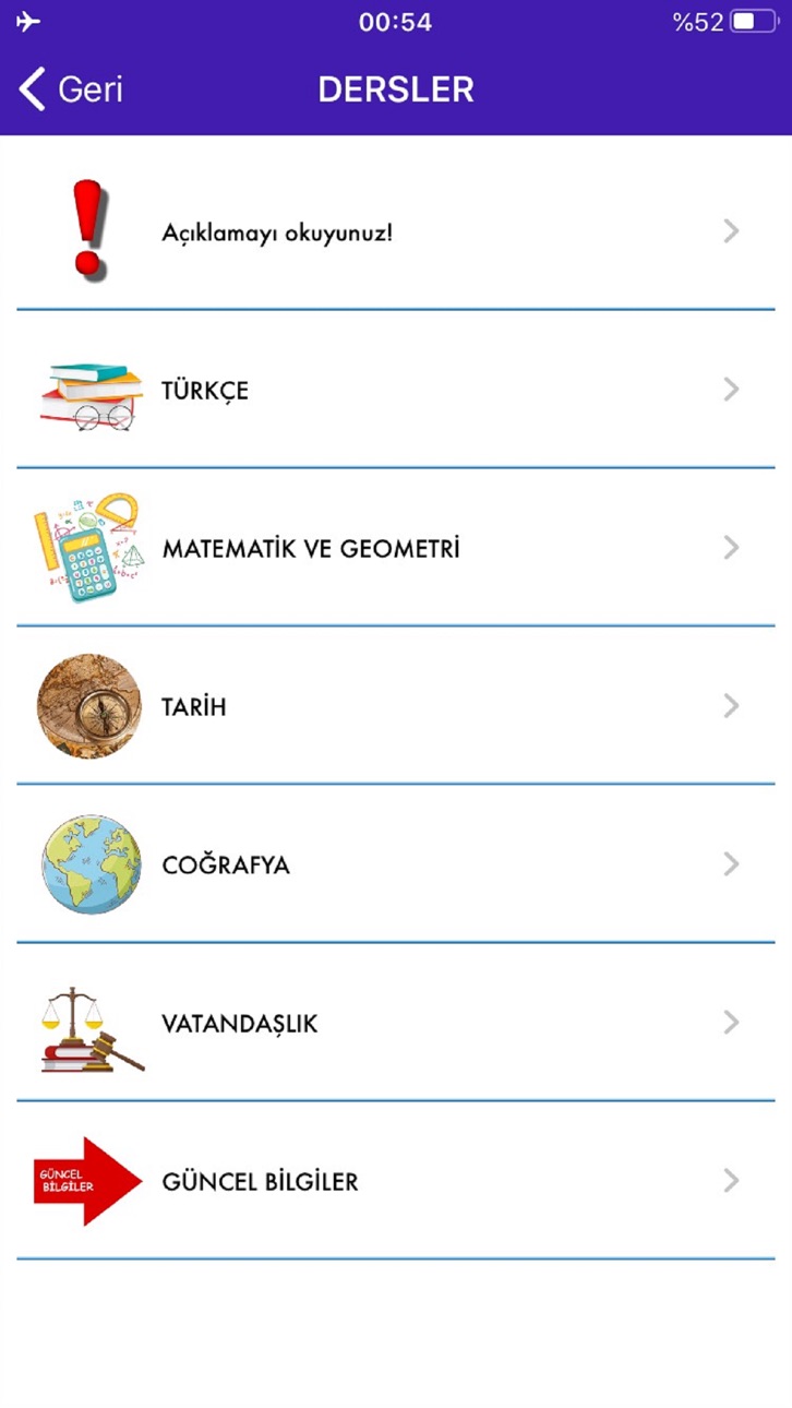 iPhone screenshot