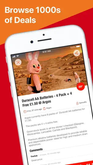 Capture d'écran de DealPad: Hot Deals & Vouchers sur iPhone 3