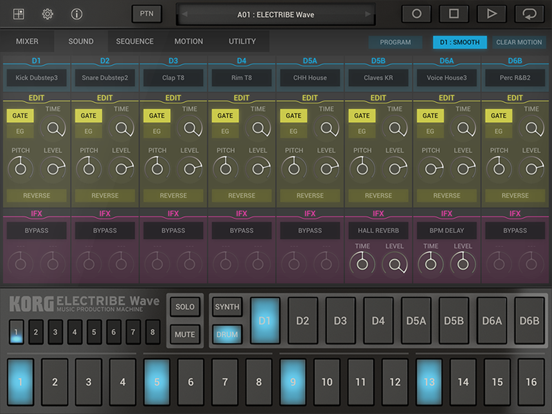 KORG ELECTRIBE Wave iPad app afbeelding 3