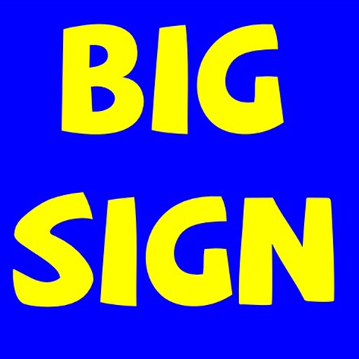 Big Sign icon