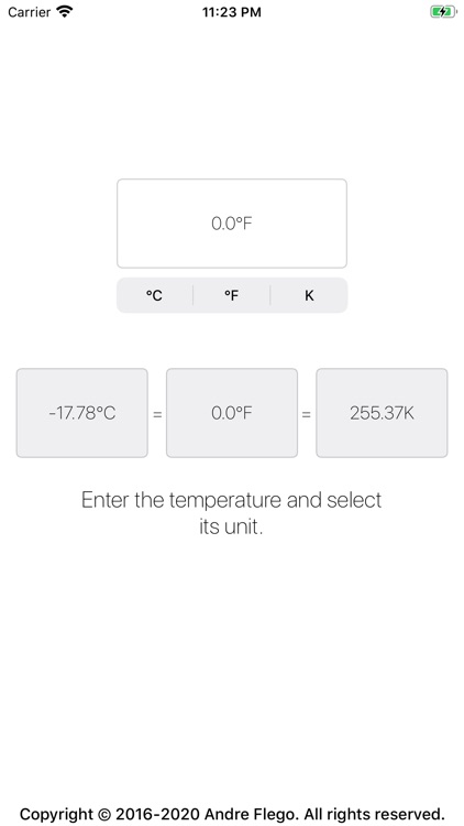 Temperature Converter-°C-°F-K