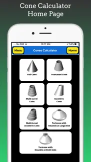 cones calculator iphone screenshot 1