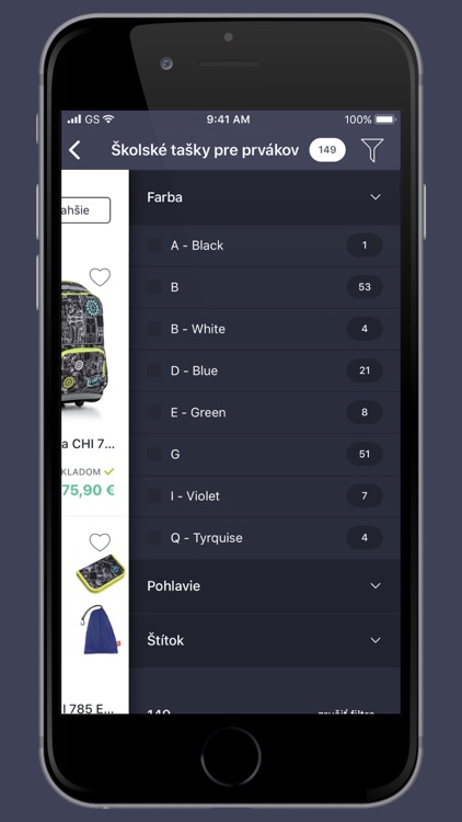 Školské a študentské batohy