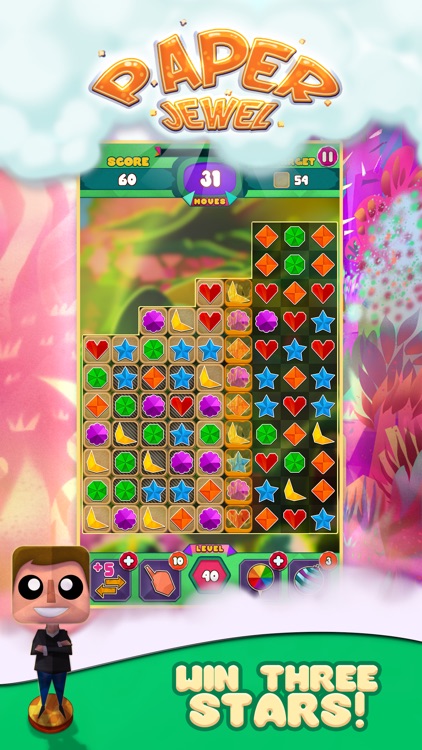 Paper Jewels Match 3 Game screenshot-4
