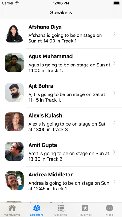 WP Camps iPhone screenshot 4 - Reference app