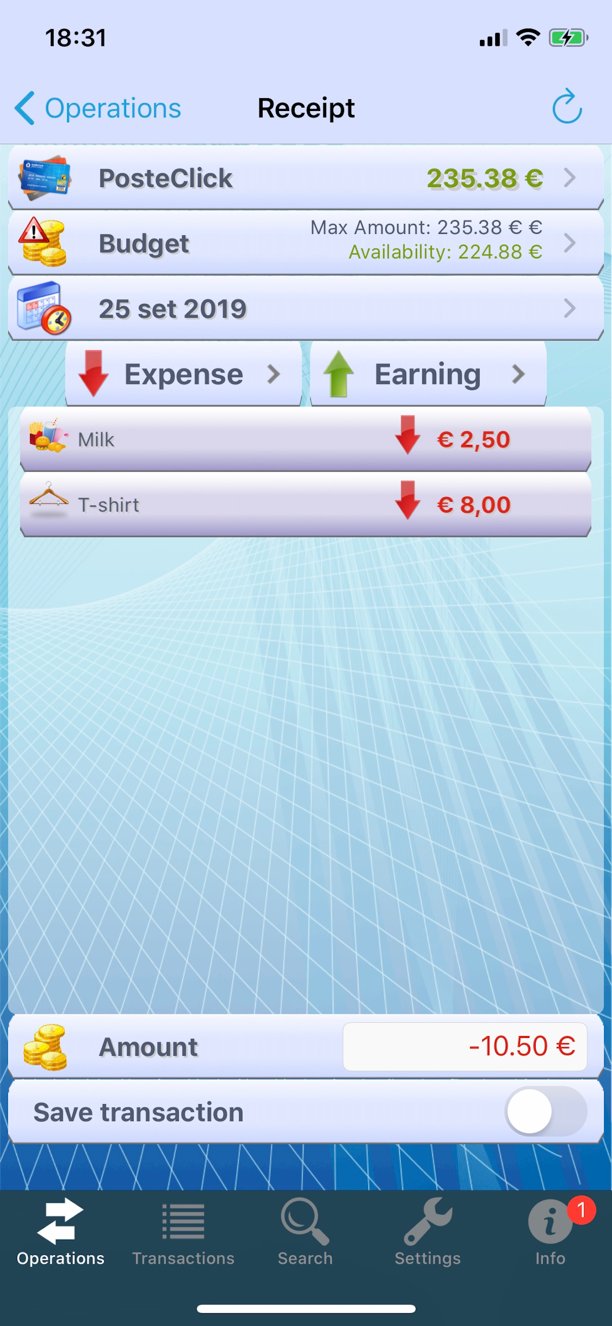 aMoney Lite - Money management screenshot 4