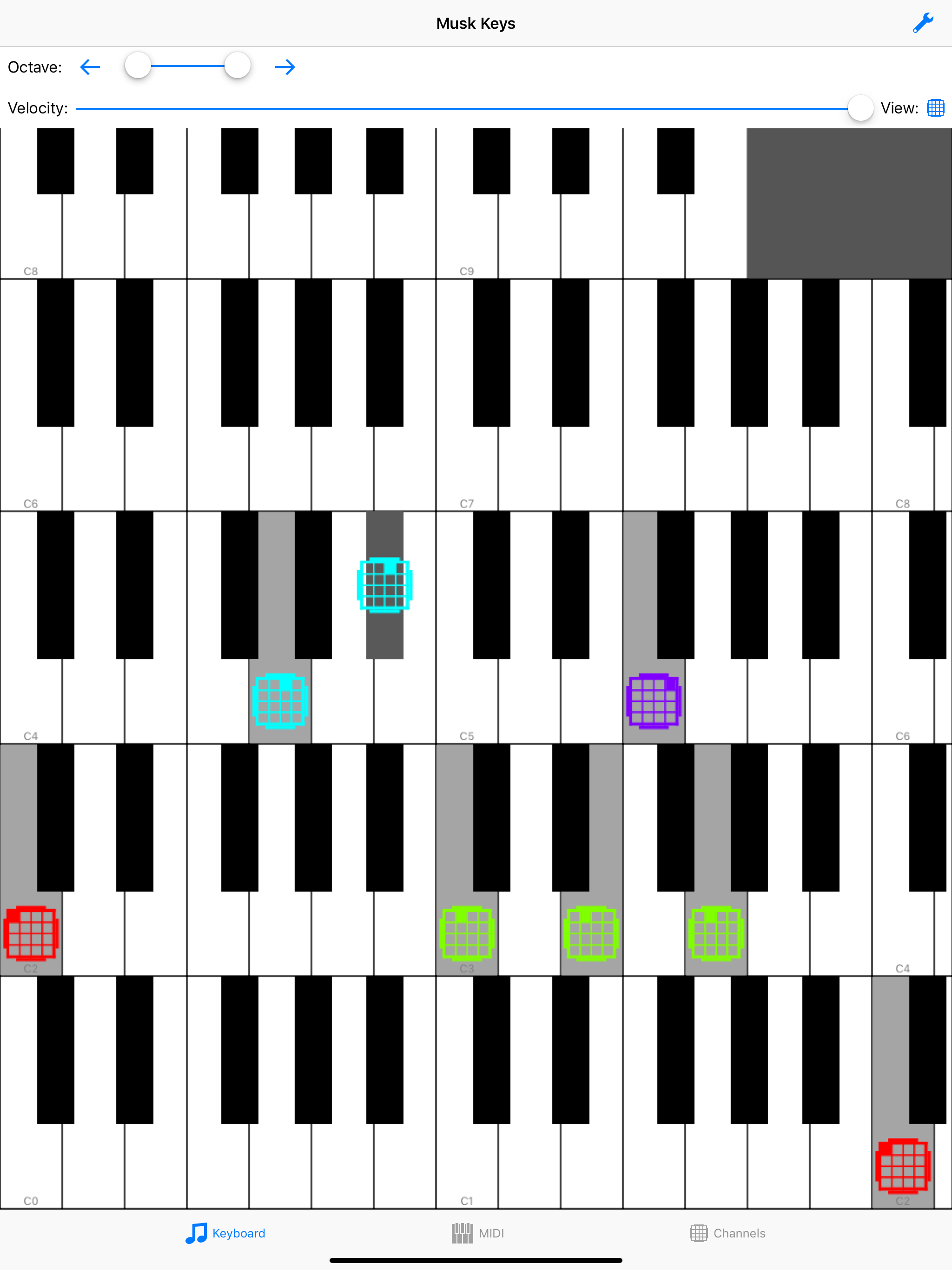 Musk MIDI Keyboard screenshot 6