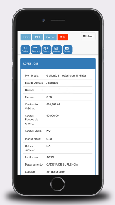 Screenshot #2 pour Portal Solidarista