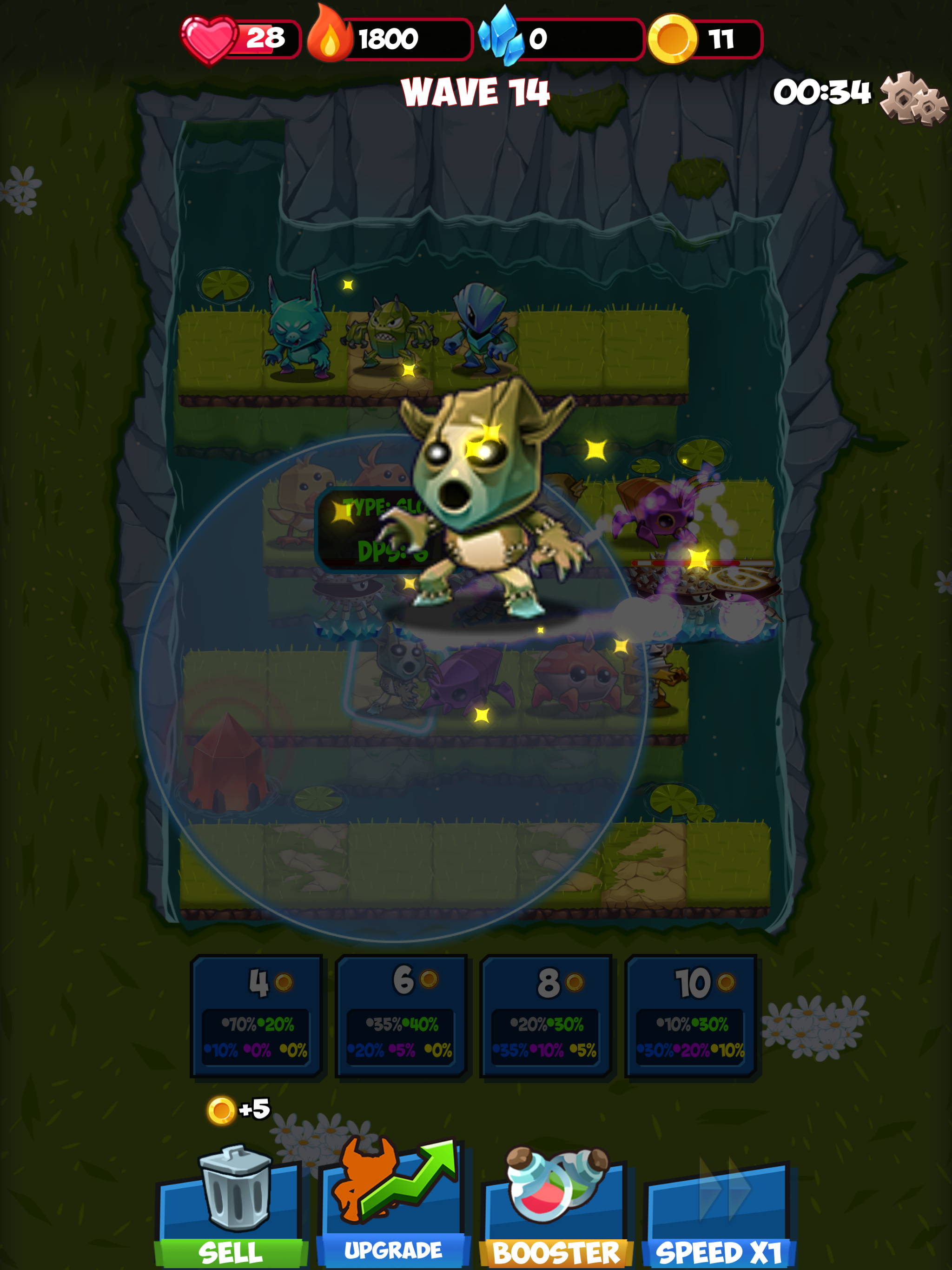 Monster TD : Treasure Defense screenshot 8