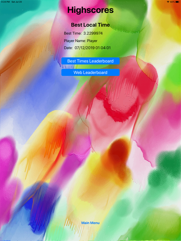 Reaction Time Speed iPad screenshot