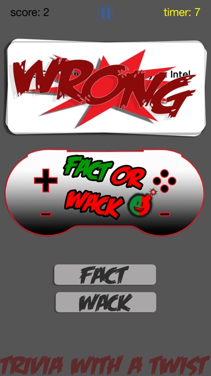 FACT OR WACK video games