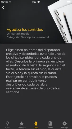 Captura de pantalla de IDeas Para Escribir en iPhone 9