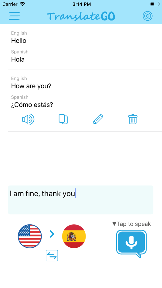 #2. Translate Go - Live Translator (iOS) 由: Sing Fu Chan