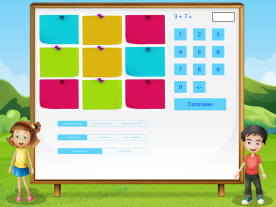 Sommentrainer plus en min iPad app afbeelding 1