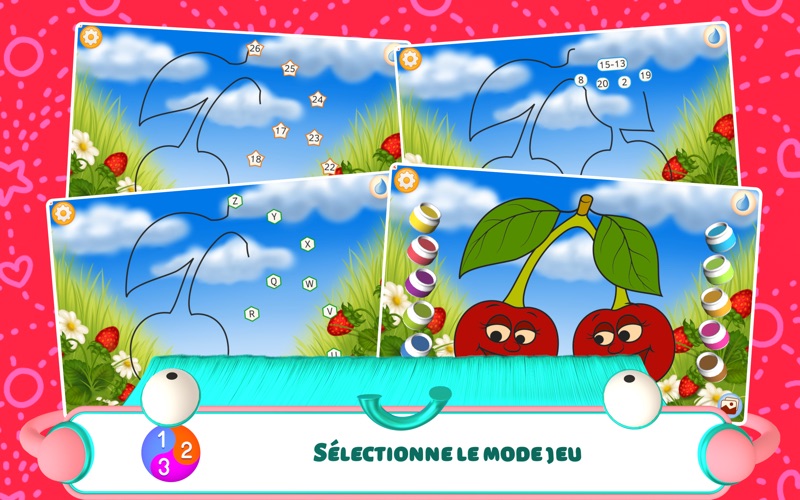 Screenshot #2 pour Points à relier - Fruits +
