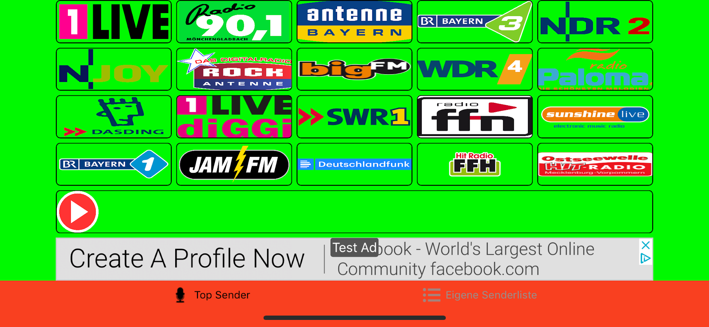 Internet-Radio Player screenshot 3