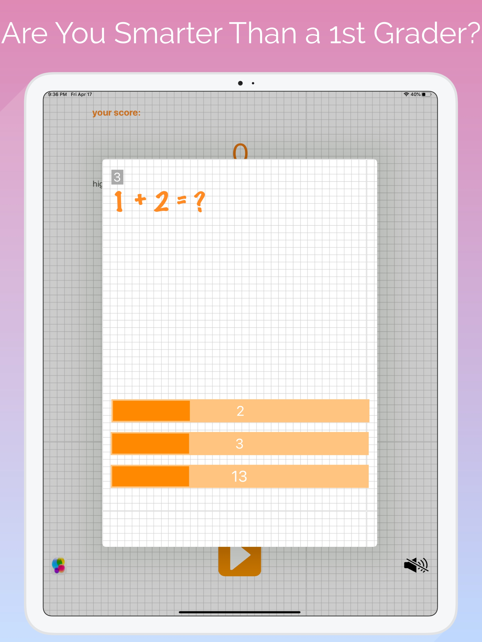 Annoying Math Game