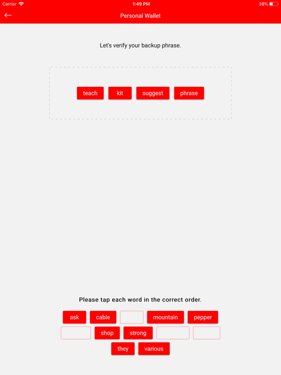 Screenshot #5 pour BITLOX Crypto Wallet
