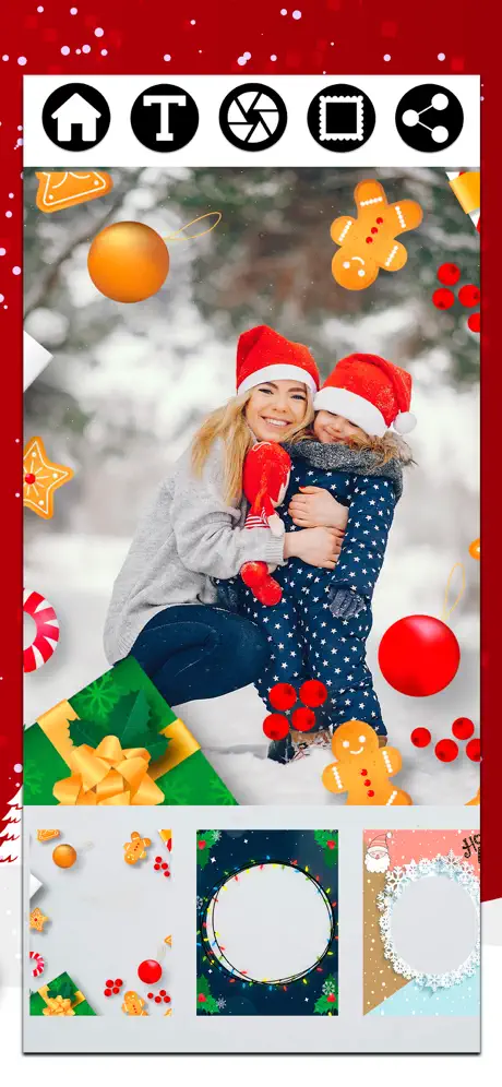 Merry Xmas Photo Frames