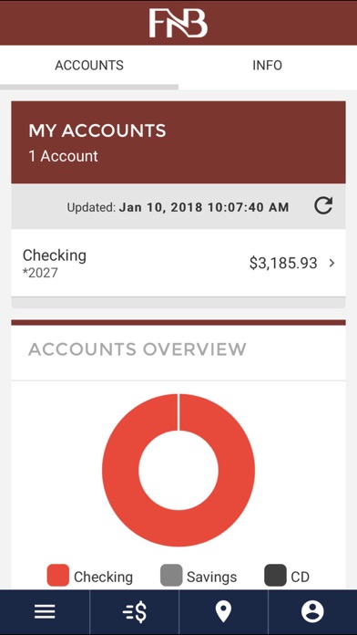 First National Bank Cooper Screenshot