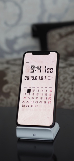 LCD Clock Screenshot