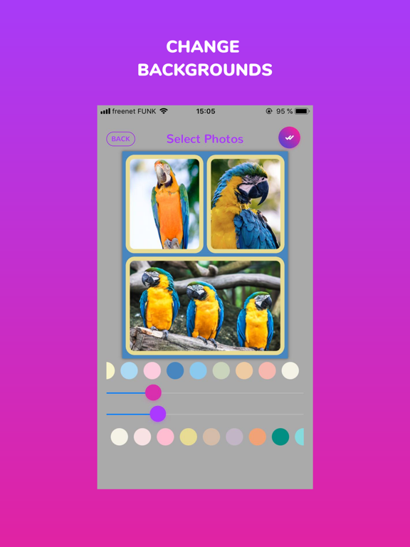 Screenshot #5 pour Simple Photo Collage Editor