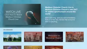 Madison Christian Church TV screenshot #1 for Apple TV