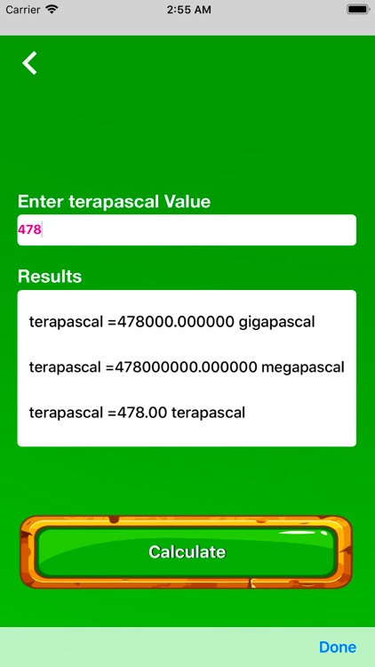 Pressure Energy Storage Calc