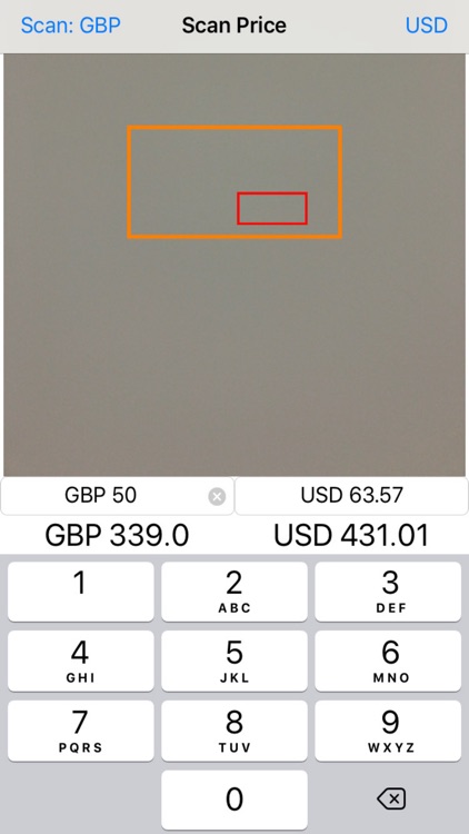 Currency Scanner