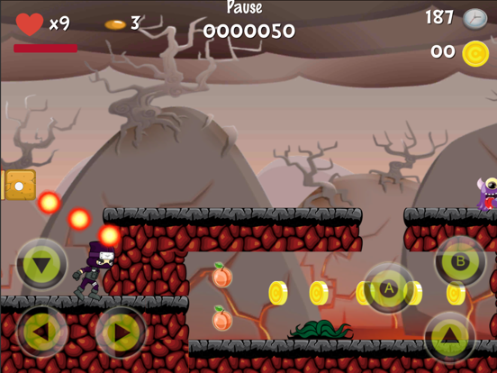 Super Ninja World Run iPad screenshot