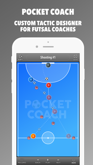 Pocket Coach: Futsal Board Screenshot