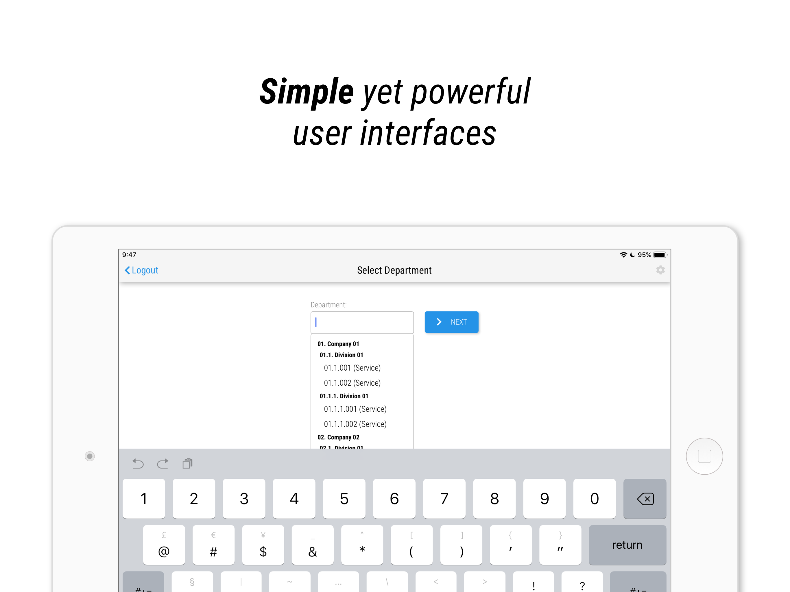 Service Bay App