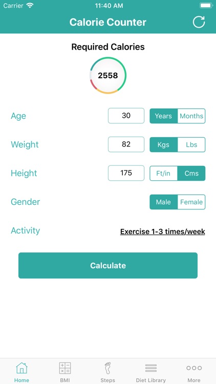 Calorie Counter - Daily Steps