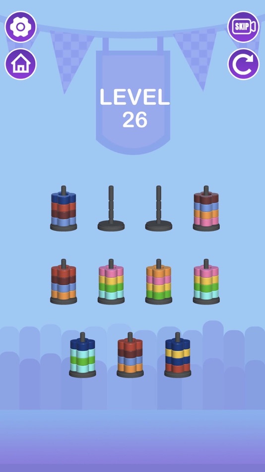 #1. Hoop Sort - Brain Puzzle Game (iOS) Podle: 连英 王